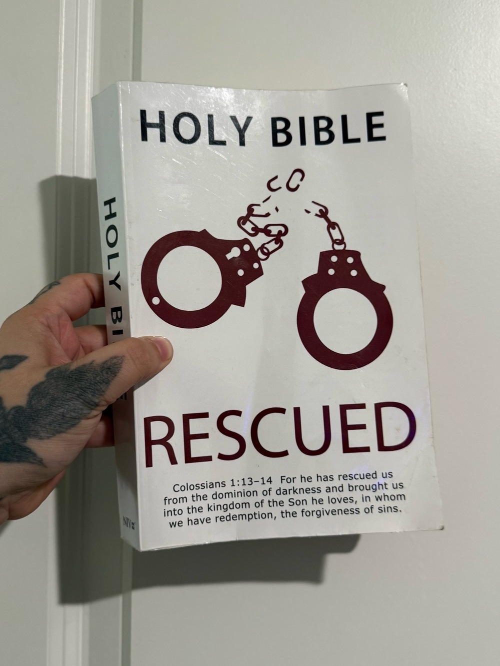 Holy Bible Rescued Not Arrested by Zondervan- used